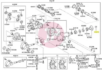 TOYOTA 90177-22003 - MUTTER