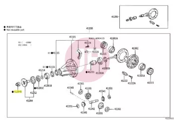 TOYOTA 90177-22003 - NUT, LOCK