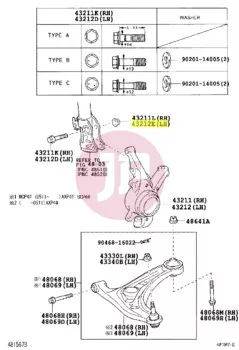 TOYOTA 90178-T0027 - NUT FLANGE