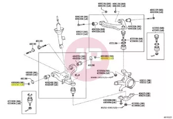 TOYOTA 90178-T0081 - NUT, FLANGE