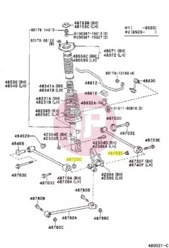 TOYOTA 90179-14045 - Suspension Nut