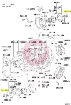 TOYOTA 90179-22005 - NUT