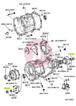 TOYOTA 90179-22016 - MUTTER
