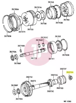 TOYOTA 90179-26004 - NUT