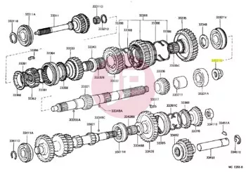 TOYOTA 90179-26004 - NUT