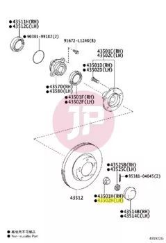 TOYOTA 90179-32007 - NUT