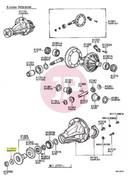 TOYOTA 90201-20005 - WASHER, PLATE