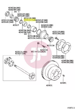 TOYOTA 90208-48002 - WASHER, CONICAL