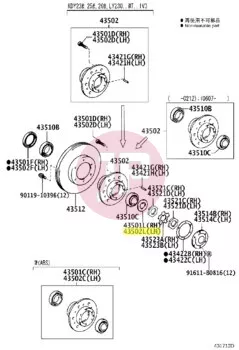 TOYOTA 90214-42030 - EINSTELLSCHEIBE