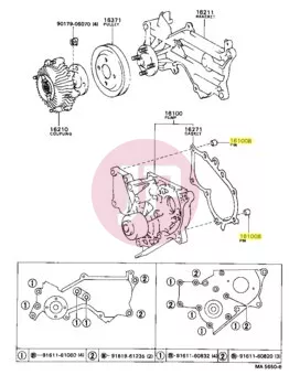 TOYOTA 90253-11021 - PIN