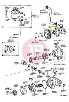 TOYOTA 90280-05008 - KEY CRNKSHAFT