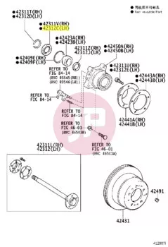 TOYOTA 90310-63001 - Kerékagy szimering