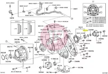 TOYOTA 90311-41020 - SEAL,TYPE T OIL