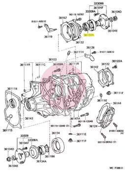 TOYOTA 90311-48010 - SEAL
