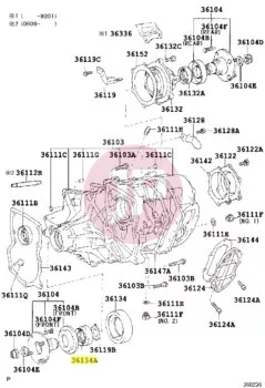 TOYOTA 90311-48022 - SEAL