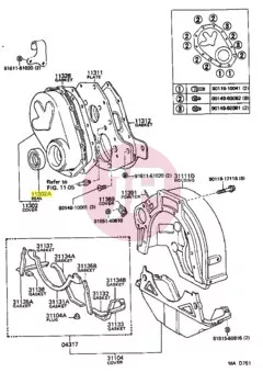 TOYOTA 90311-58006 - SEAL, TYPE T OI