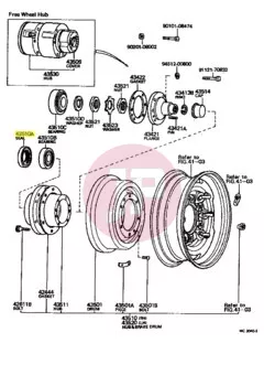 TOYOTA 90311-62001 - SEAL