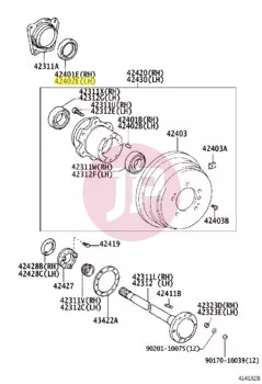 TOYOTA 90311-62007 - SEAL TYPE T OIL