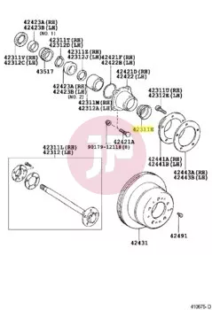 TOYOTA 90313-62001 - SEAL, TYPE K OI