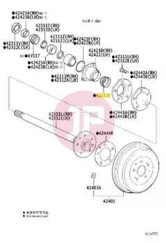 TOYOTA 90313-62001 - SEAL, TYPE K OI