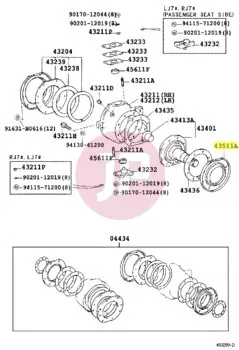 TOYOTA 90313-93003 - SEAL, TYPE K OI