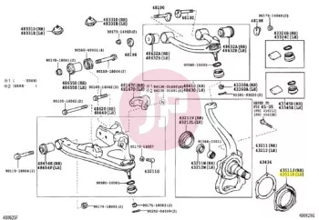 TOYOTA 90313-99001 - Szimering, kerékagy