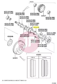 TOYOTA 90313-T0001 - SEAL, TYPE K OI