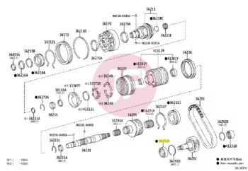 TOYOTA 90363-40083 - BEARING, RADIAL BALL
