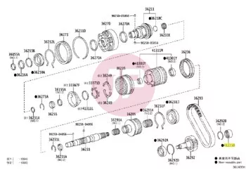 TOYOTA 90365-40009 - BEARING  CYLINDRICAL