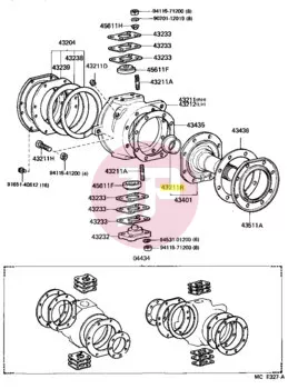 TOYOTA 90381-33001 - BUSH