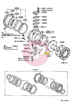 TOYOTA 90381-33001 - BUSH