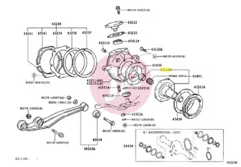 TOYOTA 90381-35001 - BUSH, SOLID