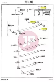 TOYOTA 90385-18022 - Laprugó szilent