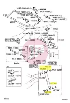 TOYOTA 90385-19003 - BUSH