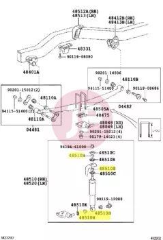 TOYOTA 90385-19003 - BUSH
