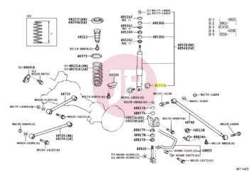 TOYOTA 90385-19010 - BUSH