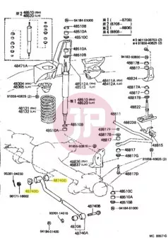 TOYOTA 90389-20001 - BUSH