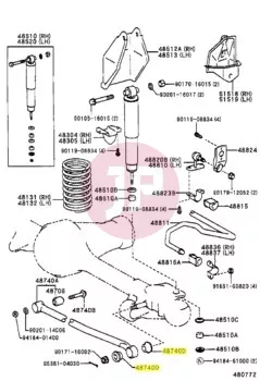 TOYOTA 90389-20001 - LAGERBUCHSE
