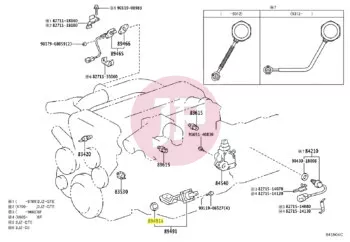 TOYOTA 90430-27001 - GASKET