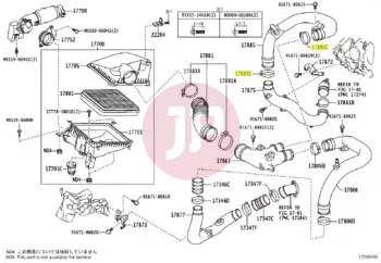TOYOTA 90460-70004 - CLAMP HOSE