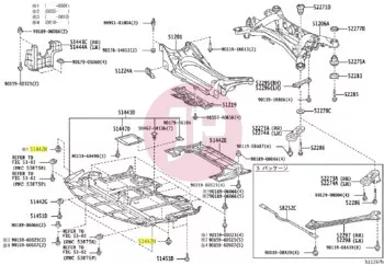 TOYOTA 90467-07166 - CLIP (PLASTIC)