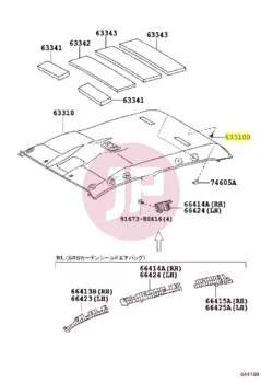 TOYOTA 90467-T0004-B0 - CLIP (PLASTIC)