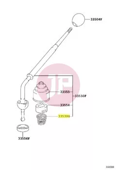 TOYOTA 90502-29002 - SPRING, CONICAL