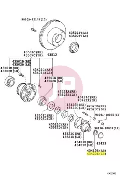TOYOTA 90520-31007 - RING