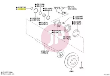 TOYOTA 90520-46014 - RING, SNAP