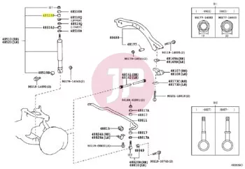 TOYOTA 90540-17006 - CUSHION