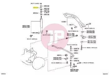 TOYOTA 90540-17006 - CUSHION