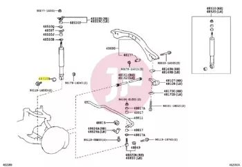 TOYOTA 90903-89016 - Shock Absorber Bushing