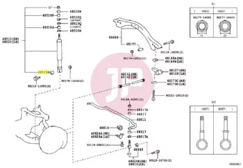 TOYOTA 90903-89016 - BUSH