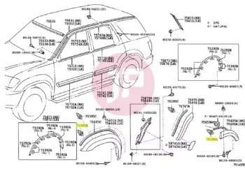 TOYOTA 90904-67036 - CLIP